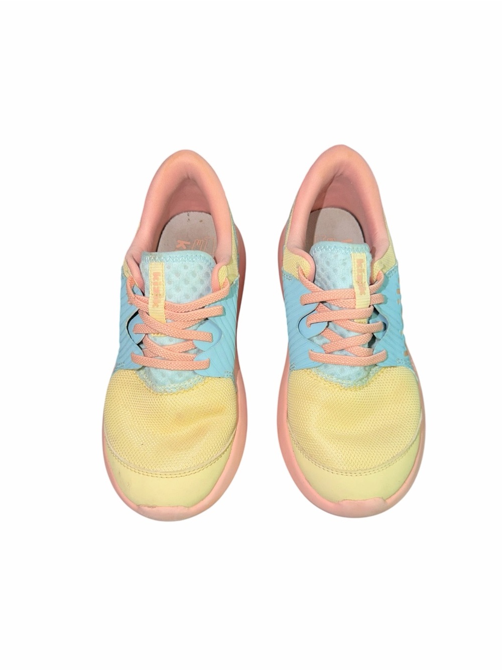 Kizik Kids Anaheim Hands-Free Sneakers Birthday Cake Pastel Youth Size 2Y